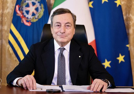 Mario Draghi in un'immagine d'archivio