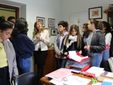 Daniela Campasso con alcuni ragazzi del Monti (pre Covid)
