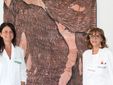 La coordinatrice Silvano e l'assistente Sacco