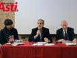 Nell'immagine, da sinistra, il consigliere regionale Sean Sacco, Cerruti e Pasta
