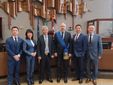 La delegazione ricevuta in Provincia