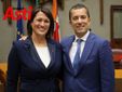 La presentazione, ieri sera, dei candidati di Forza Italia (MerfePhoto)