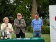 Rossella Maggiora, vice presidente FAST con Fabio Malfatto, presidente del Golf Club e il direttore Alessandro Sità
