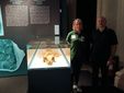 Piero Damarco (conservatore del museo Paleontologico di Asti) e Alessandra Fassio (responsabile didattica e comunicazione)