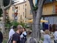 Alcune immagini dell'incontro organizzato dal coordinamento in via Dogliotti