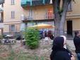 Alcune immagini dell'incontro organizzato dal coordinamento in via Dogliotti