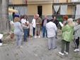 Alcune immagini dell'incontro organizzato dal coordinamento in via Dogliotti