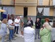 Alcune immagini dell'incontro organizzato dal coordinamento in via Dogliotti