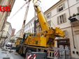Le immagini dello smontaggio della gru (Merphefoto)