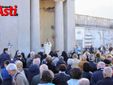 La celebrazione oggi al cimitero (Merfephoto
