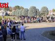 La celebrazione oggi al cimitero (Merfephoto