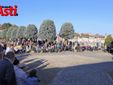 La celebrazione oggi al cimitero (Merfephoto