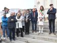 Alcune immagini della manifestazione di protesta