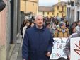 Alcune immagini della manifestazione di protesta