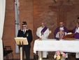 Salvatore Faita, presidente provinciale dell'A.N.P.S., ritratto durante la lettura della preghiera a San Michele Arcangelo, patrono della Polizia di Stato