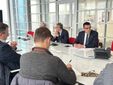 Un immagine relativa l'incontro svoltosi stamattina