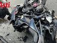 La moto incidentata