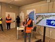 Alcuni momenti del sopralluogo sul cantiere dell'autostrada Asti-Cuneo grazie all'iniziativa di Itinera, Confindustria Piemonte e Confindustria Cuneo