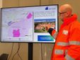 Alcuni momenti del sopralluogo sul cantiere dell'autostrada Asti-Cuneo grazie all'iniziativa di Itinera, Confindustria Piemonte e Confindustria Cuneo