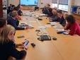 Immagini della riunione svoltasi stamattina in prefettura