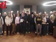 Il primo cittadino con lo staff del Comune