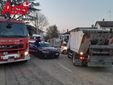 Immagini relative l'incidente avvenuto stamattina all'alba in frazione Palucco