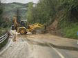 Immagini relative i danni da maltempo sulle strade provinciali