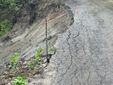 Immagini relative i danni da maltempo sulle strade provinciali