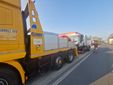 Immagini relative l'incidente avvenuto stamattina all'alba in frazione Palucco