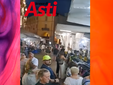 Un fermo immagine tratto dal video realizzato in occasione del mercato serale