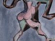 Danza cinese vestita, 2000. Tempera e tecnica mista su carta, 29,5x21 cm. Archivio Paolo Conte, Asti
