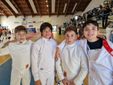 Gli spadisti Semernin, Talarico, Centola e Bovone Gli spadisti Semernin, Talarico, Centola e Bovone