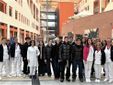 Nelle foto gli studenti con le docenti Antonietta Galanzino (liceo classico), Piera Maggiora e Pierpaola Laustra (liceo scientifico), il Direttore del Dipartimento dei Servizi Elda Feyles, i Coordinatori tecnici Antonella Cammarota (Laboratorio Analisi), Concetta Tona (Anatomia Patologica e Immunoematologia), Oscar Casavecchia (Radiodiagnostica), Guido Mansone (Radioterapia) e Nadia Ardovini, responsabile dell’Area Diagnostica della Direzione delle Professioni Sanitarie.