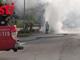 Immagini relative l'incendio