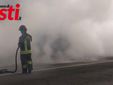 Immagini relative l'incendio