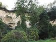 la parete stratificata nell'ex cava RDB di Villafranca