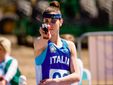 Alice Sotero nel corso di una gara olimpionica