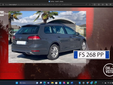 La sua auto, una Volkswagen Golf Variant targata FS268PP