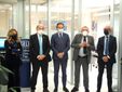 Taglio del nastro nel capoluogo ligure, alla presenza del presidente dell'istituto Tino Cornaglia e del governatore piemontese Alberto Cirio