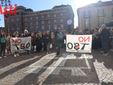 Un'immagine (Merfephoto) della manifestazione anti TSO