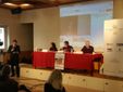 Un momento della presentazione del dossier immigrazione