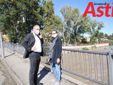 Il primo cittadino ritratto con l'assessore Stefania Morra