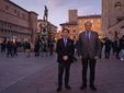 Febbraio 2020, Fabrizio Di Salvo e Davide Pettener a Bologna durante le riprese del Documentario “Aleramici in Sicilia” (photo credit, Gianluca Battilani)