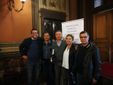 I geometri astigiani con la presidente Curletto (Contorno, Zichi, Cren e Musso)