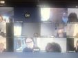 Un momento dell'incontro online