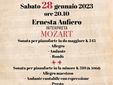 La locandina del concerto che la Aufiero terrà a Torino la sera del 28 gennaio
