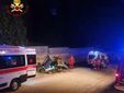 I soccorritori sul luogo del sinistro