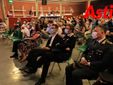 Il pubblico che ha assistito all'incontro di domenica con, in prima fila, il presidente Lanfranco (seduto accanto al comandante provinciale dei Carabinieri, tenente colonnello Pierantonio Breda) e il prefetto Alfonso Terribile (Ph. MerfePhoto)