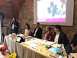 Da sinistra: Vittoria Poggio assessore regionale alla Cultura e al Turismo, Roberta Favrin (comunicazione sito Unesco), il presidente Gianfranco Comaschi, Angela Maria Ferroni (Ufficio Unesco Ministero Beni Culturali), Roberto Cerrato (site manager)