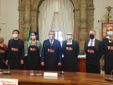 Presentazione Festa (Del Trotti terzo da destra)